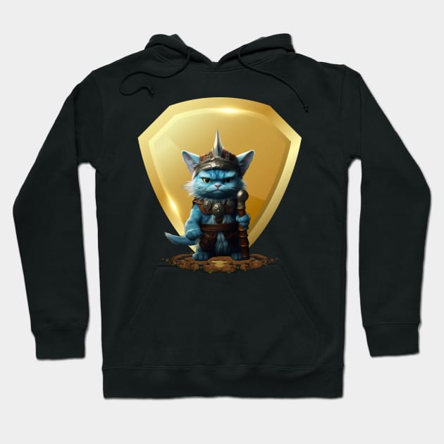 cat warrior Hoodie by FehuMarcinArt